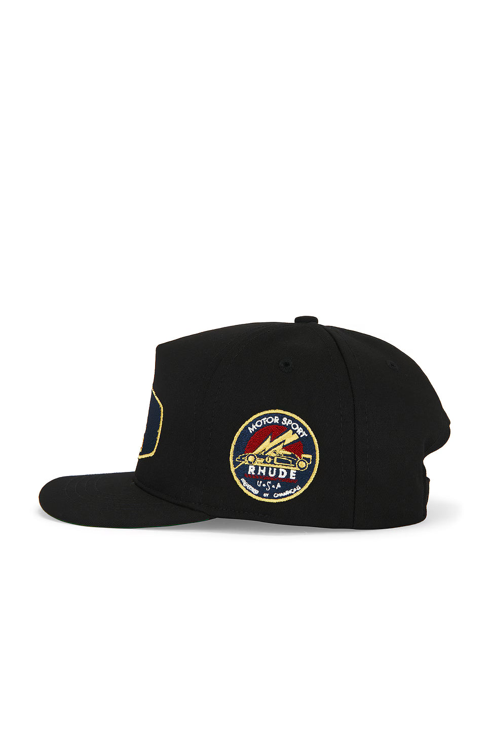 Rhude Racing Cap Rhude Racing Crest Hat 'Black/Navy'|RHSS26HA01210-6219|TF – Top Fashion