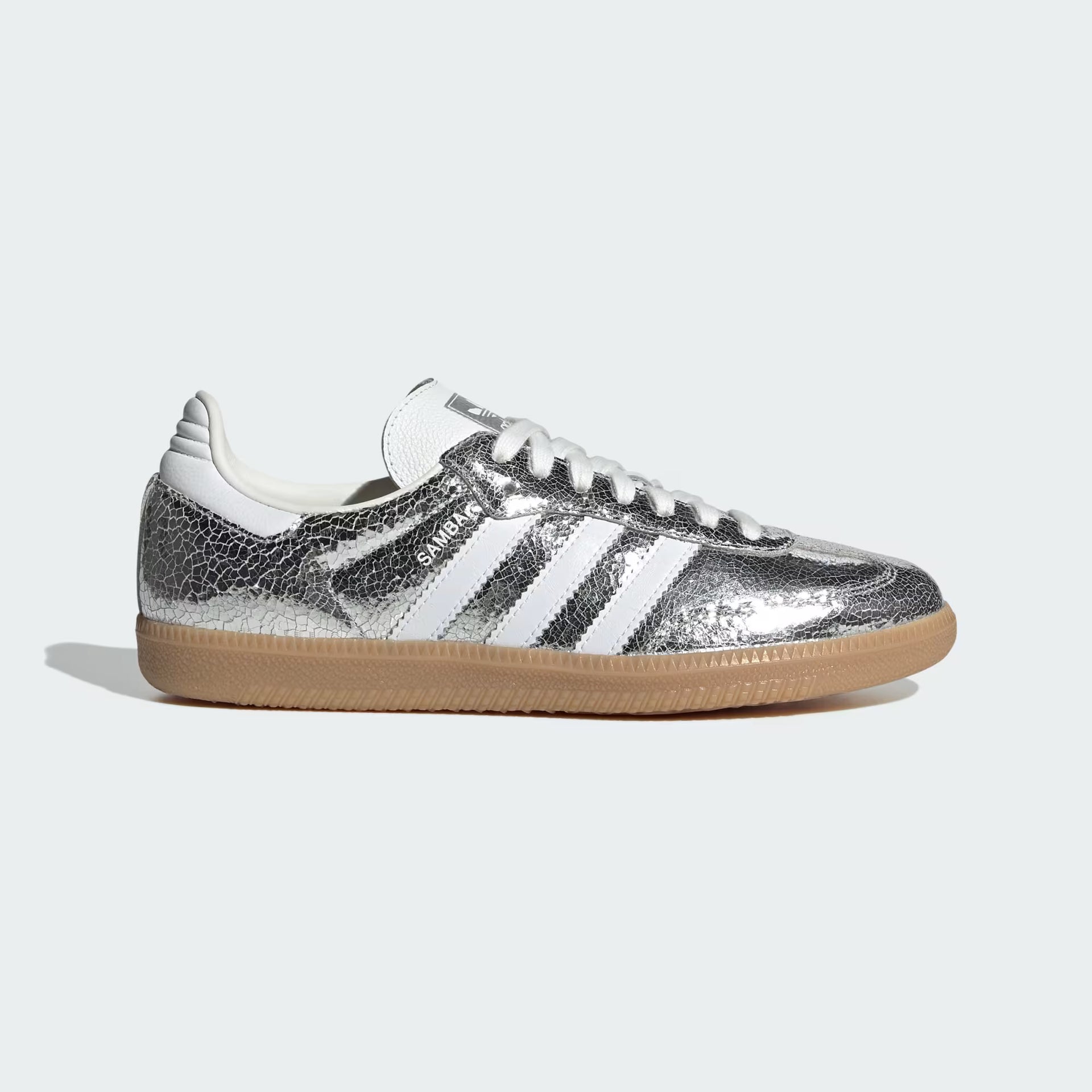 GS Adidas Samba OG 'Metallic Silver/Cloud White'|KI5718|TF – Top