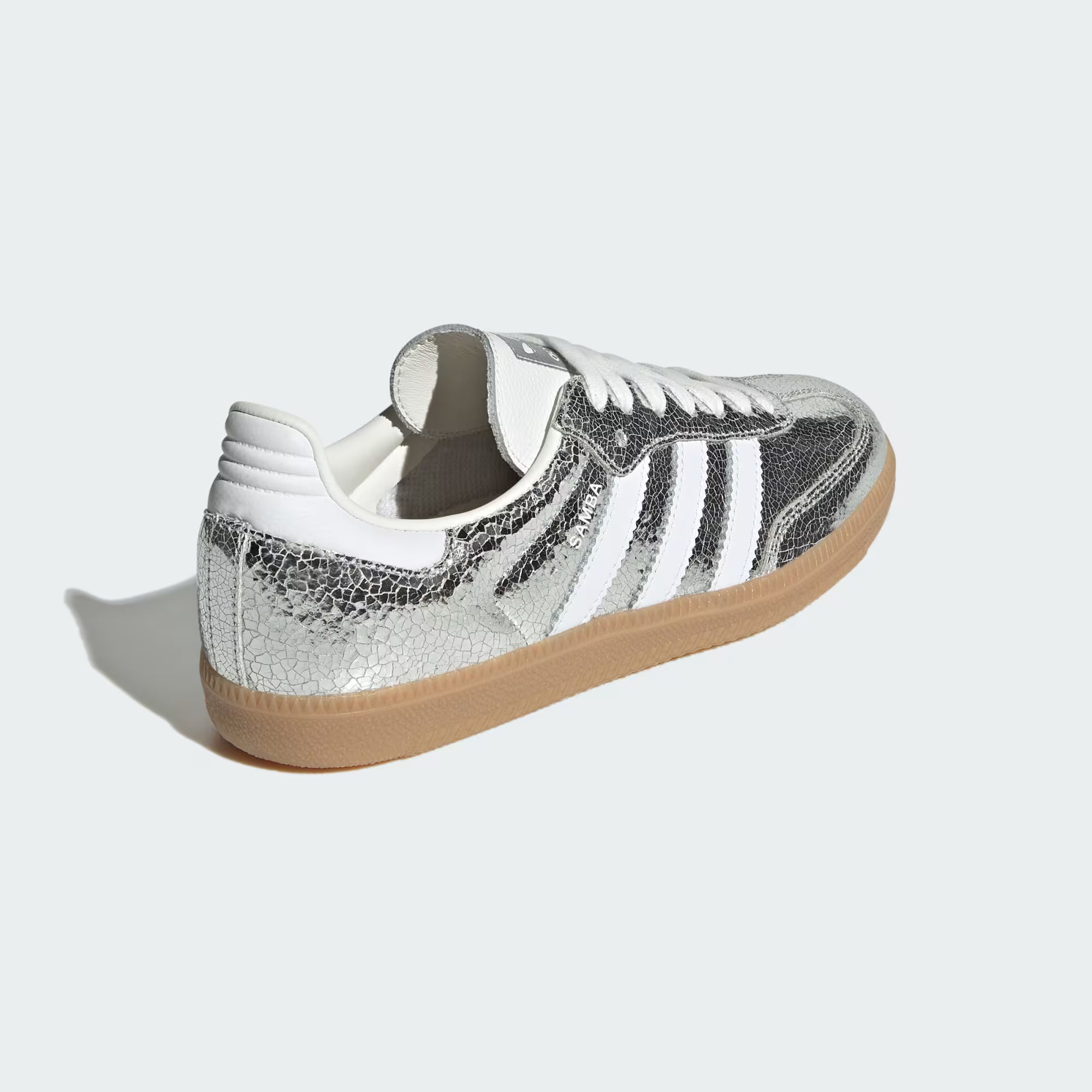 adidas Samba OG Silver Metallic Cloud White (GS)