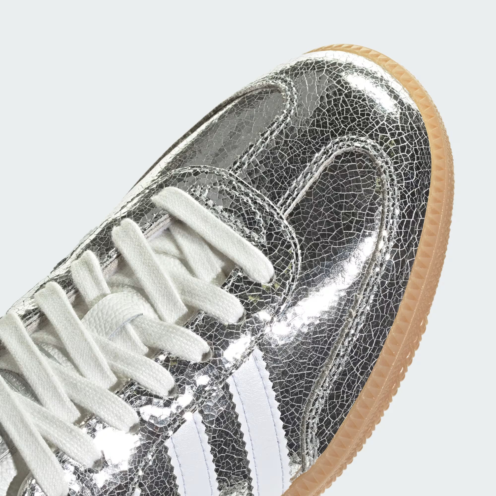 GS Adidas Samba OG 'Metallic Silver/Cloud White'|KI5718|TF – Top