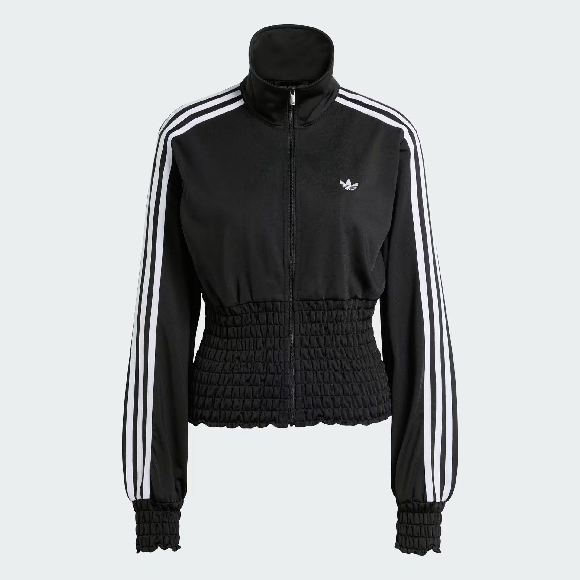 Wmns Adidas Smocked Firebird Track Top 'Black'|KD0303|TF – Top Fashion