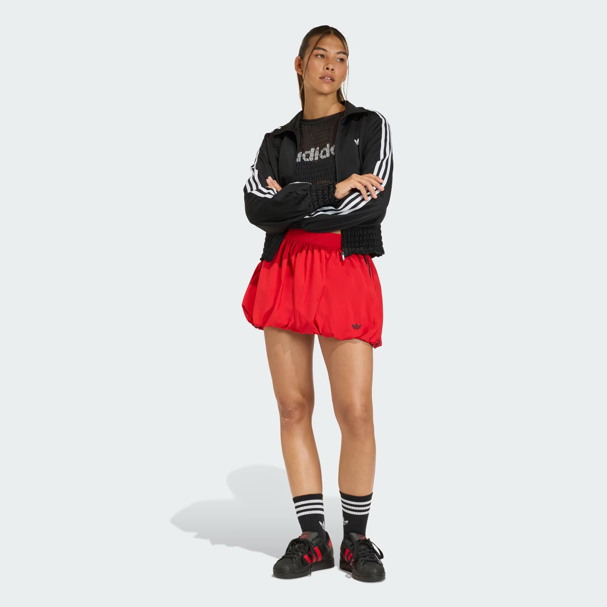 Wmns Adidas Smocked Firebird Track Top