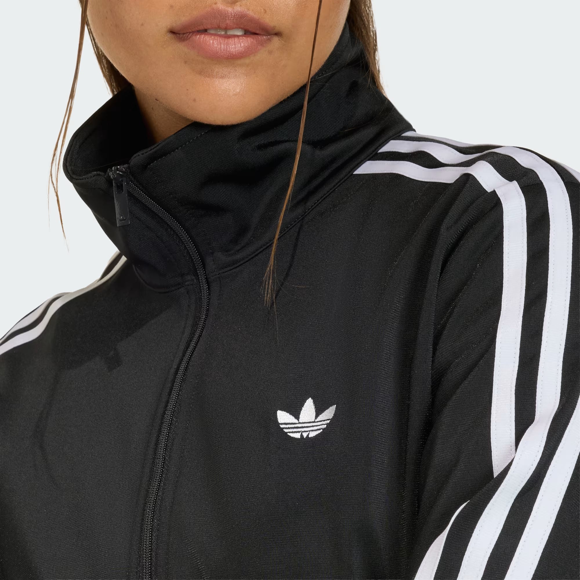 Wmns Adidas Smocked Firebird Track Top 'Black'|KD0303|TF – Top Fashion