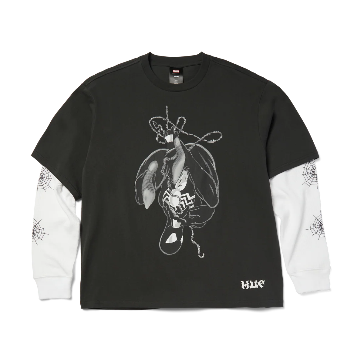 HUF Spiderman Web Long Sleeve Double Layer Top