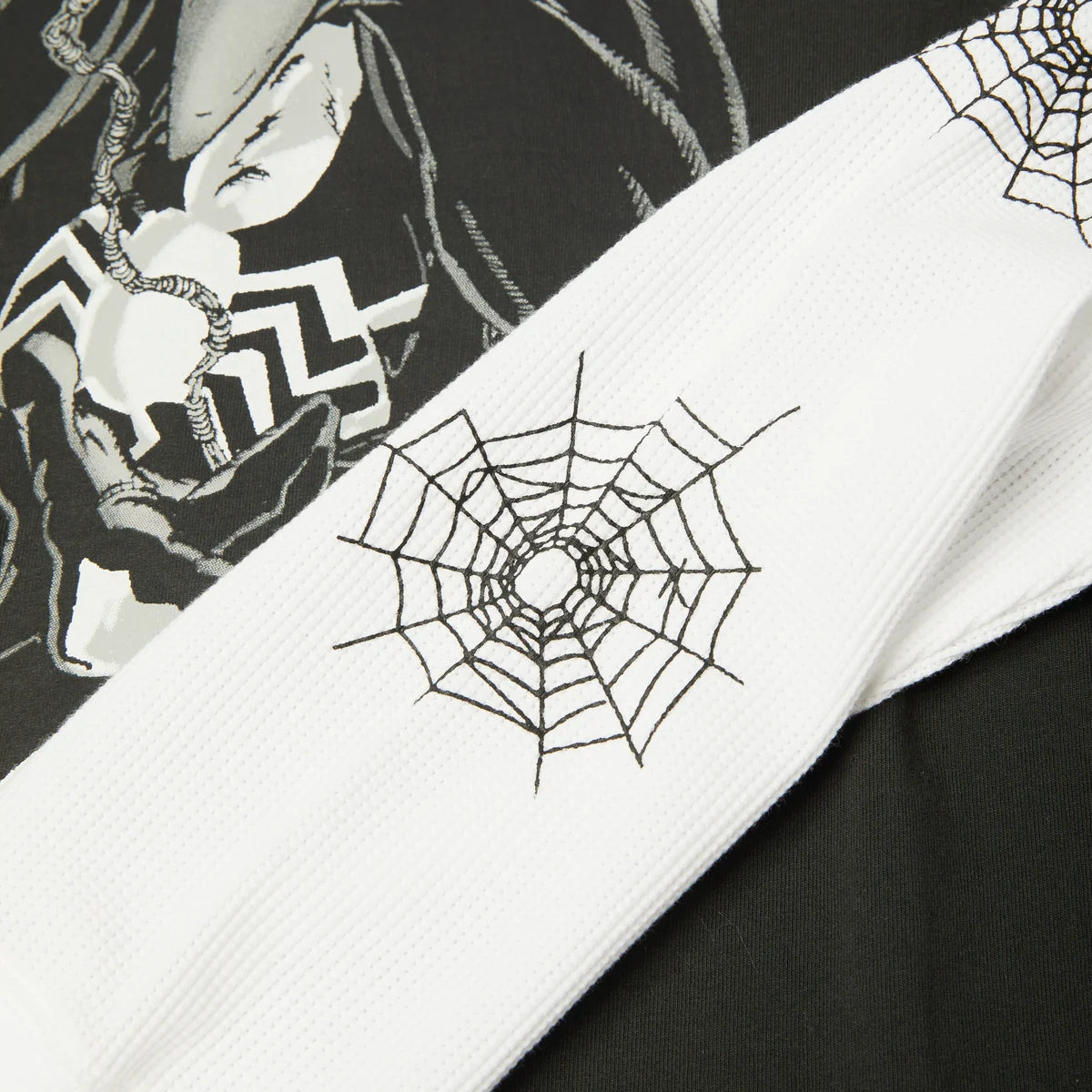 HUF Spiderman Web Long Sleeve Double Layer Top
