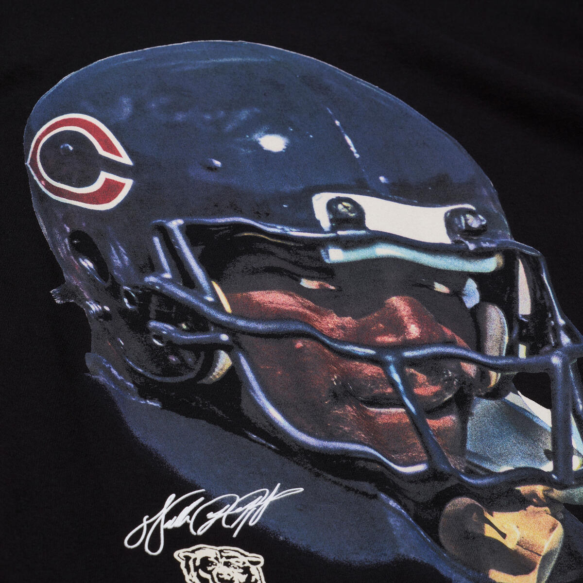 M&amp;N NFL Walter Payton Real Big Face Tee