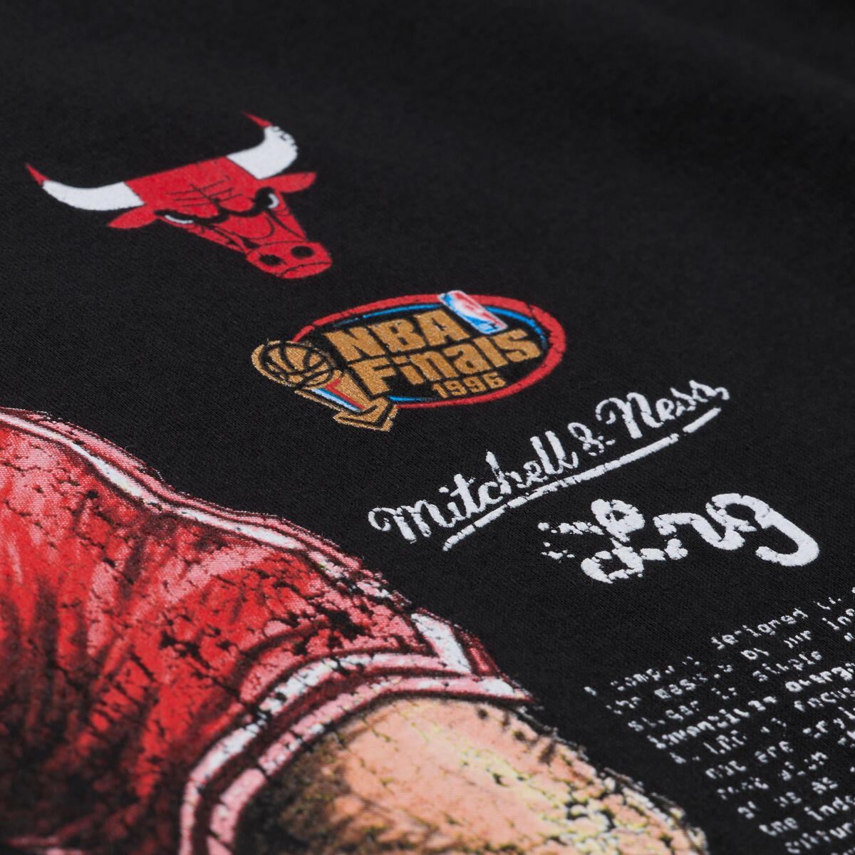 M&amp;N NBA Chicago Bulls X LRG Wild Art Tee
