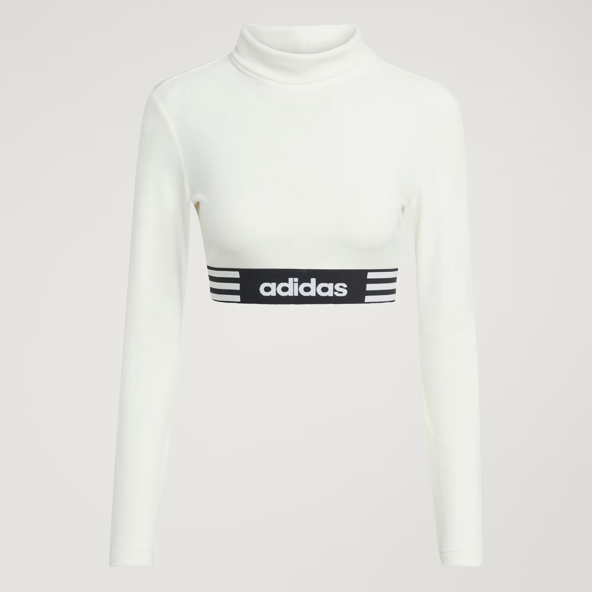 Wmns Adidas Winterized Crop Tee 'White'|JX7728|TF – Top Fashion