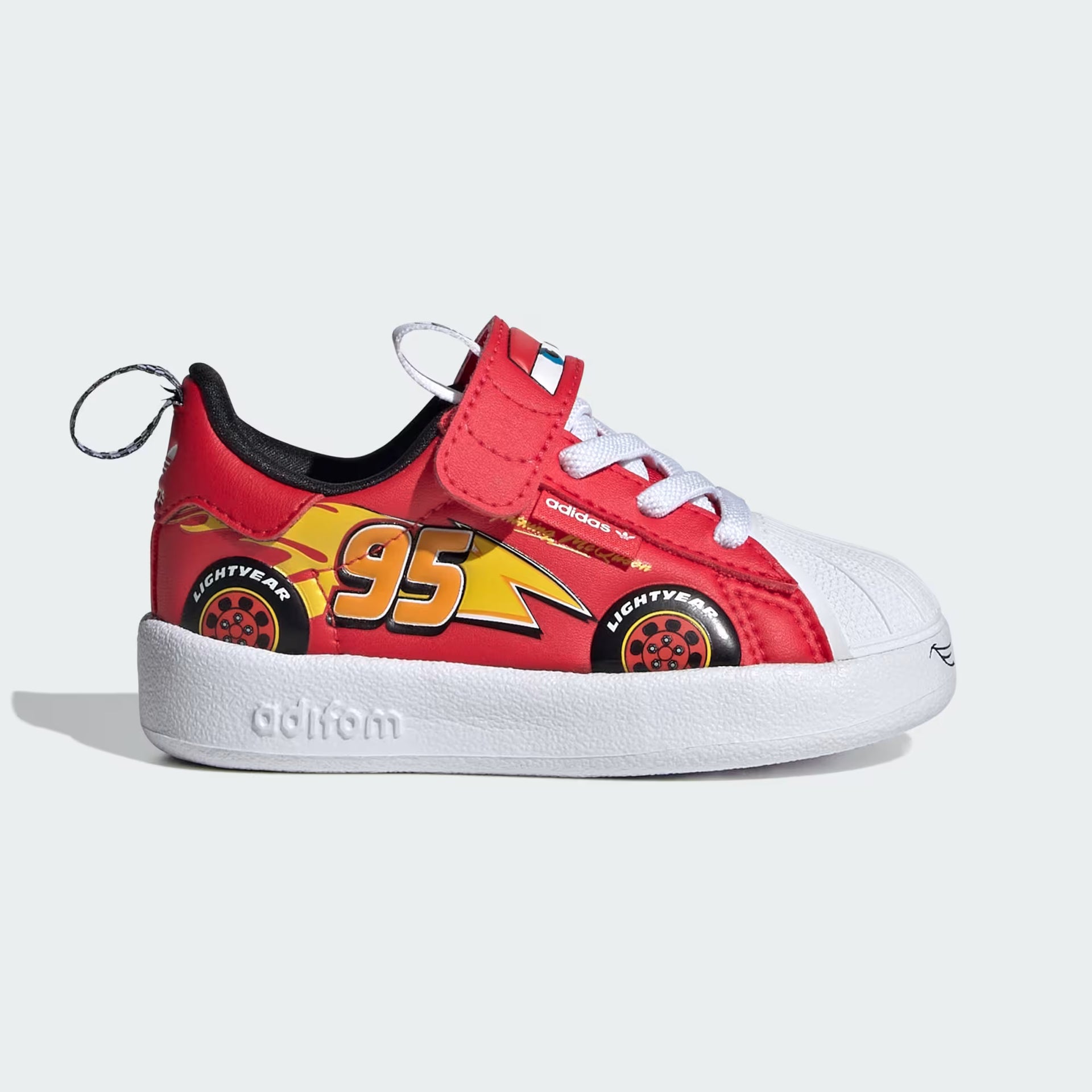 TD Adidas Pixar Cars Adifom Superstar 360 'Pure Ruby / Cloud White /  Yellow'|JR3754|TF – Top Fashion