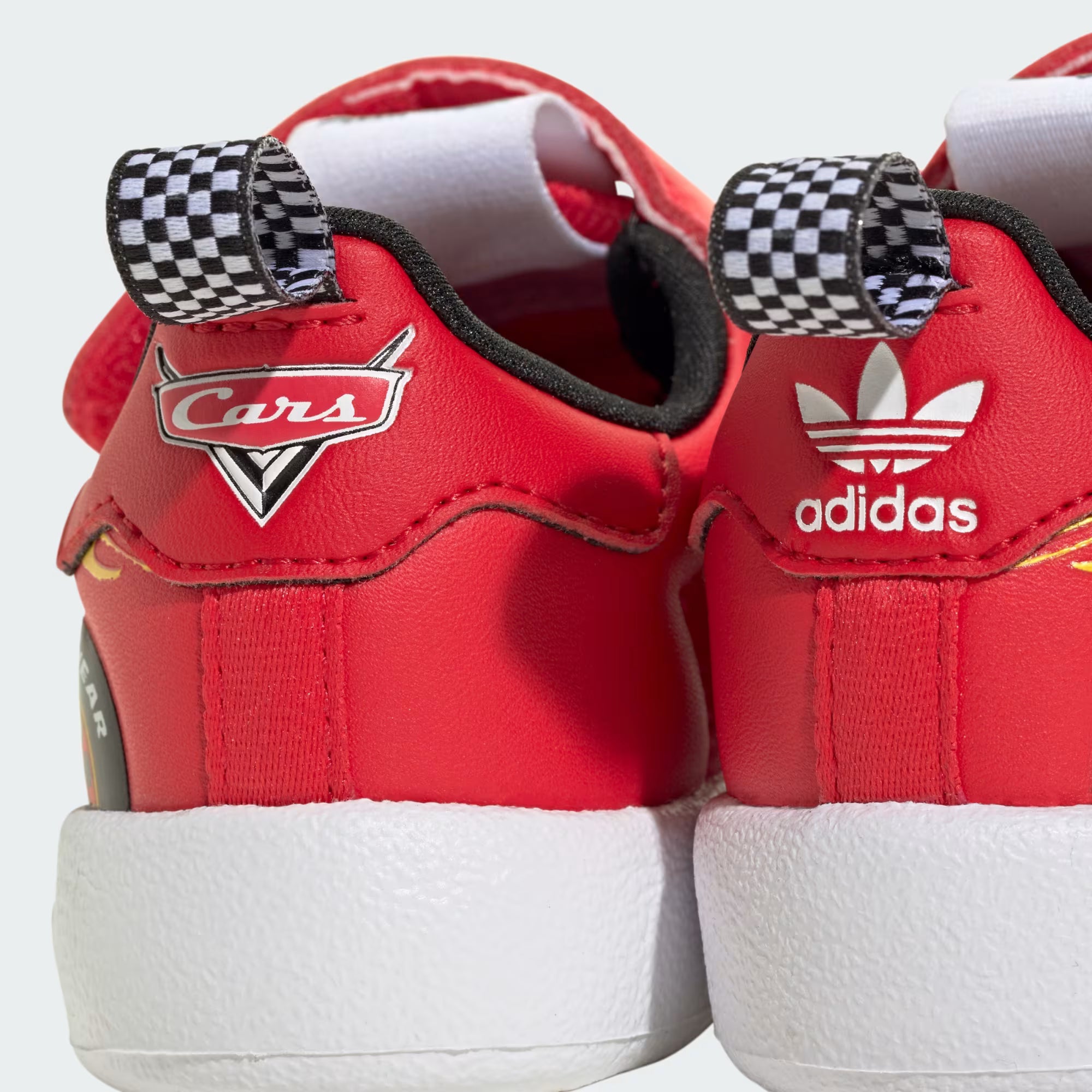 Toddlers adidas Originals Pixar Cars Adifom Superstar 360 Shoes Pure Ruby