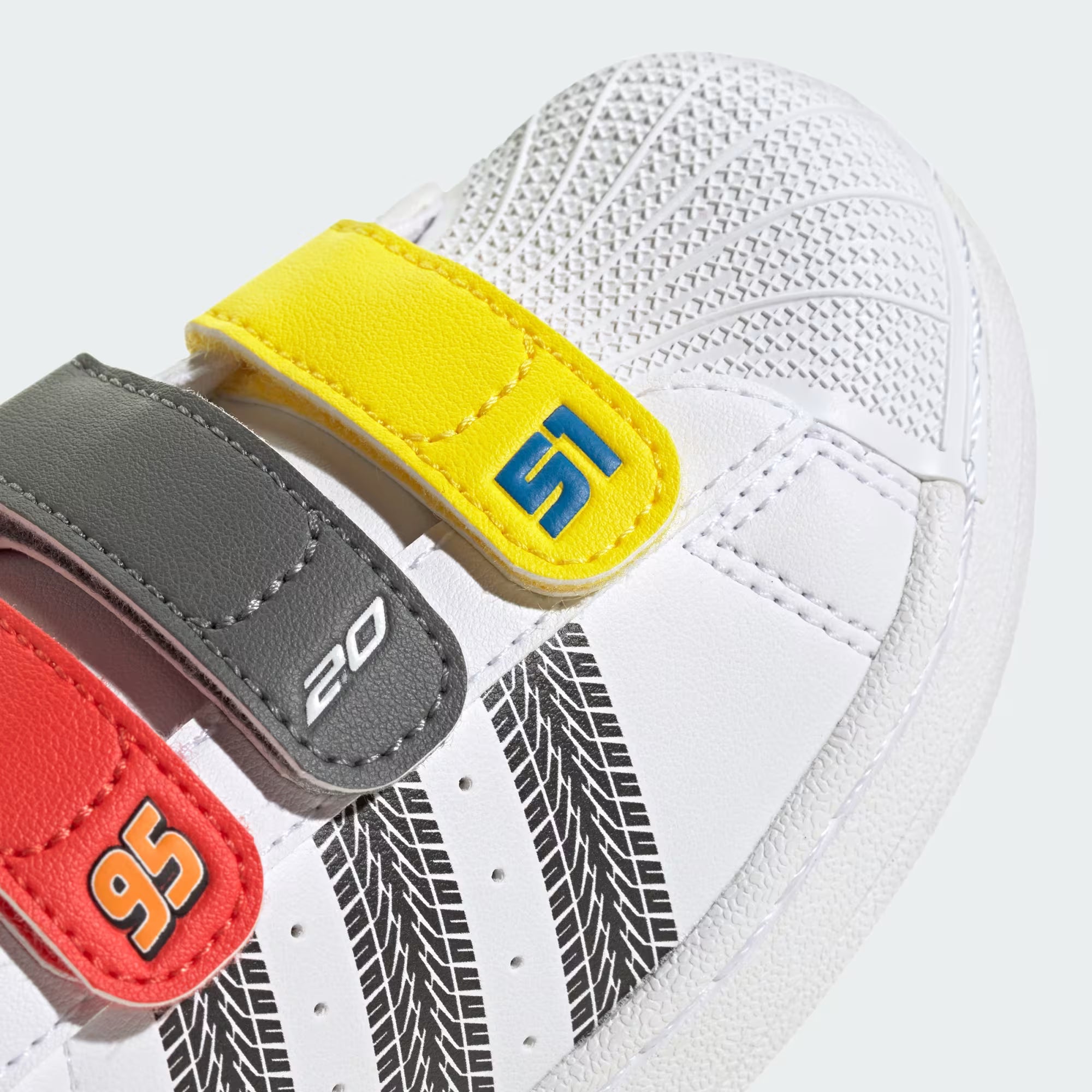 adidas Pixar Cars Superstar II Comfort Closure Shoes Kids White 2 - Originals adidas Pixar Cars Superstar II Comfort Closure Shoes Kids White 2 - Originals