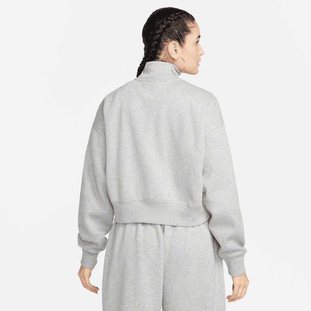 Wmns Nike Sportswear Phoenix Fleece 1/2-Zip Crop Sweatshirt 