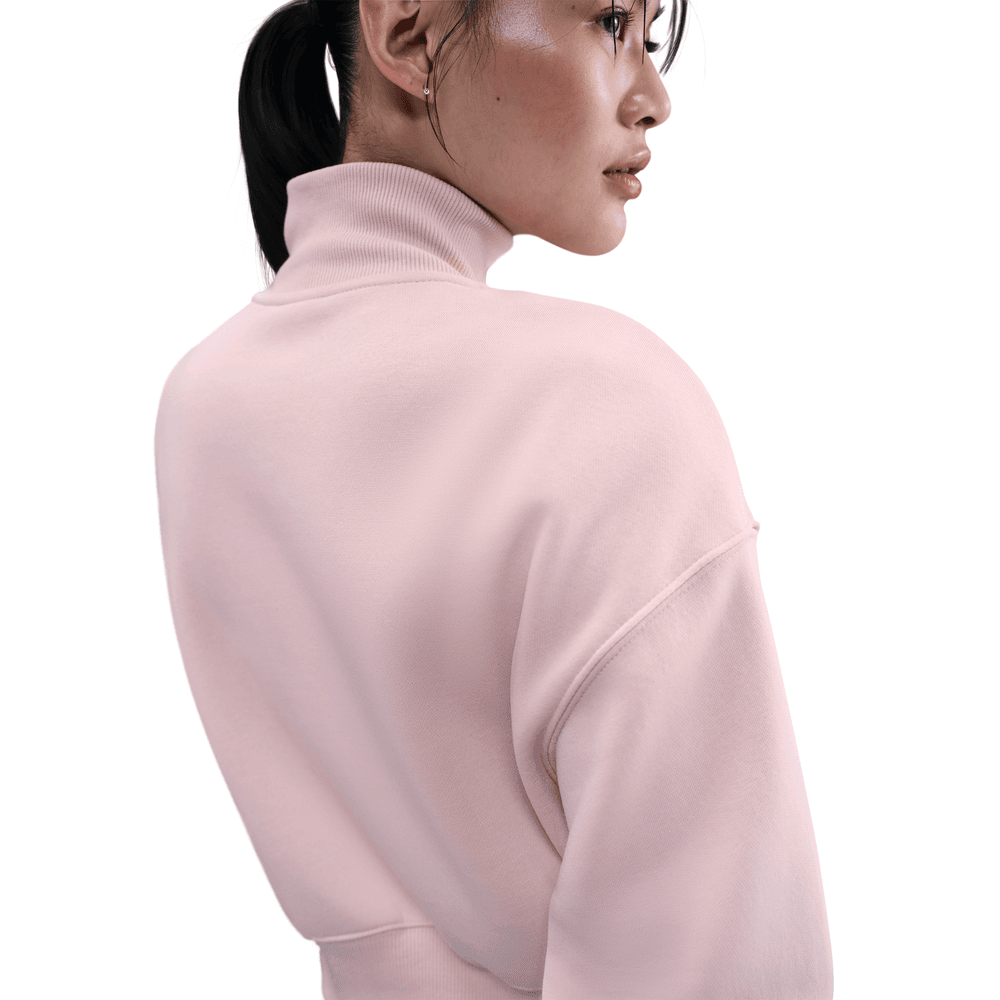 Wmns Nike Sportswear Phoenix Fleece 1/4 Zip Cropped Sweatshirt 