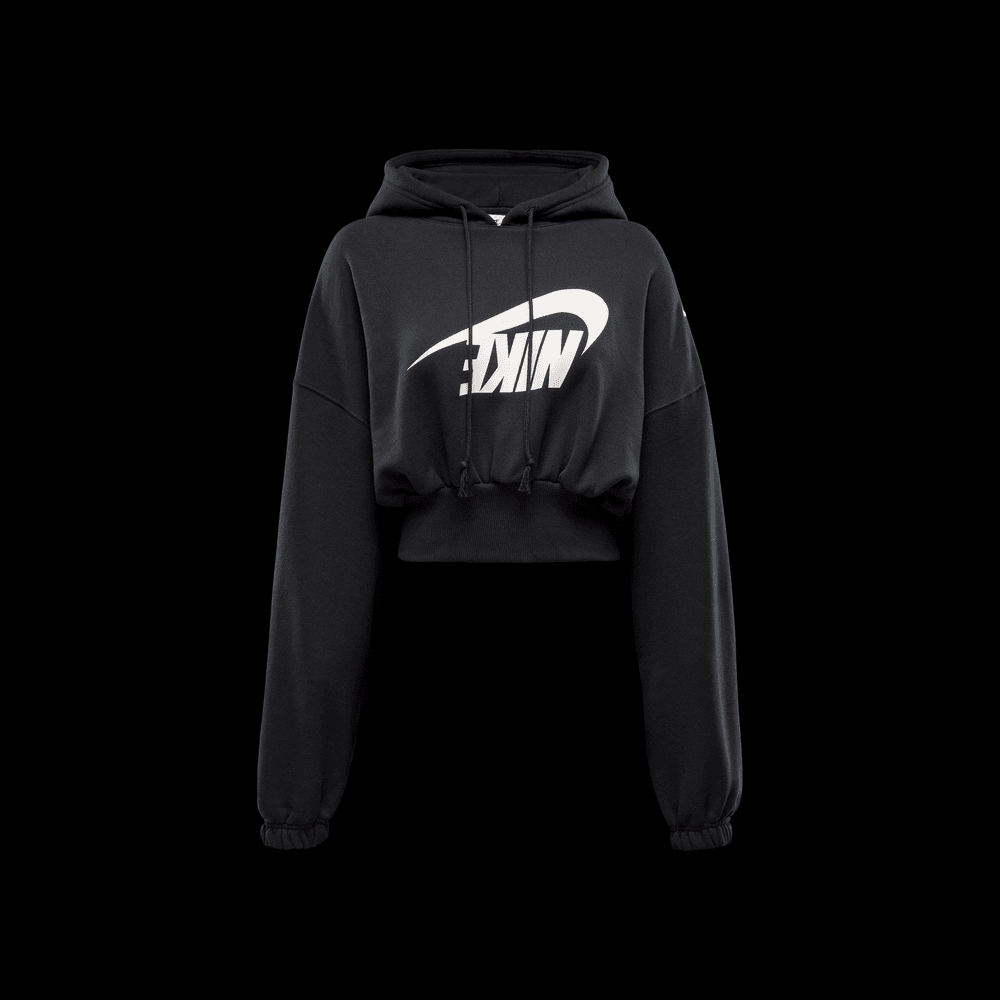 Wmns Nike Sportswear Oversized Cropped French Terry Pullover Hoodie
