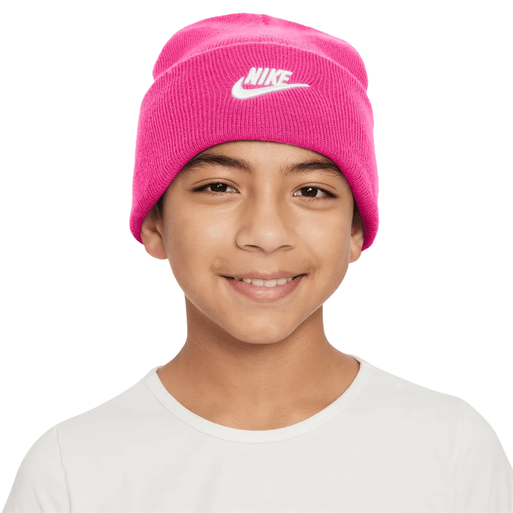 Kids Nike Peak Beanie 'Hyper Pink/White|HF5498-645|Top Fashion