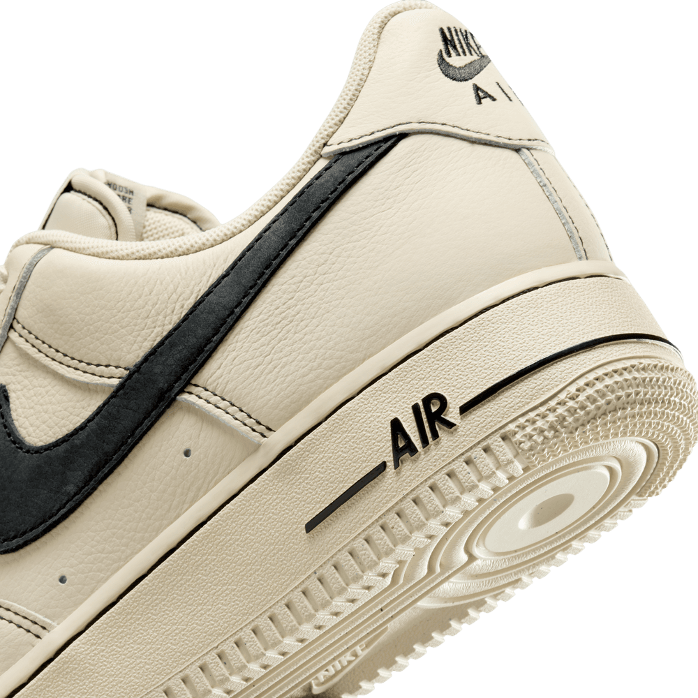 nike air force 1 beige and black