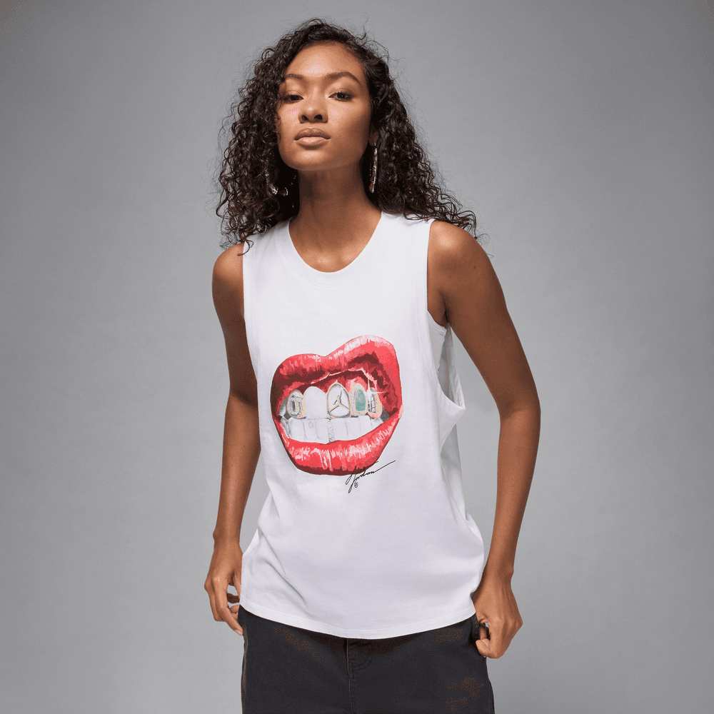 Wmns Air Jordan Flight Sleeveless Graphic Tee FA25