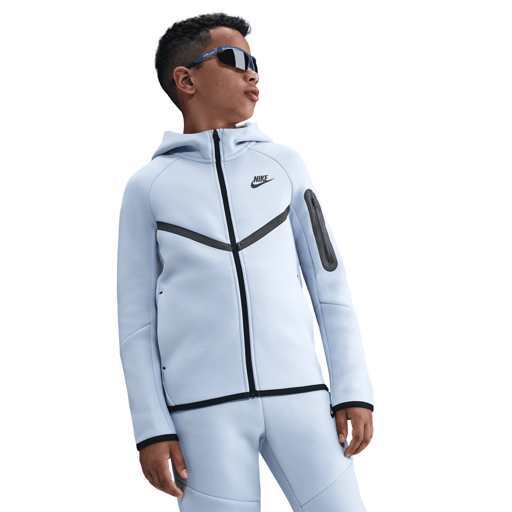 Big Kids Nike Sportswear Tech Fleece Full-Zip Hoodie 