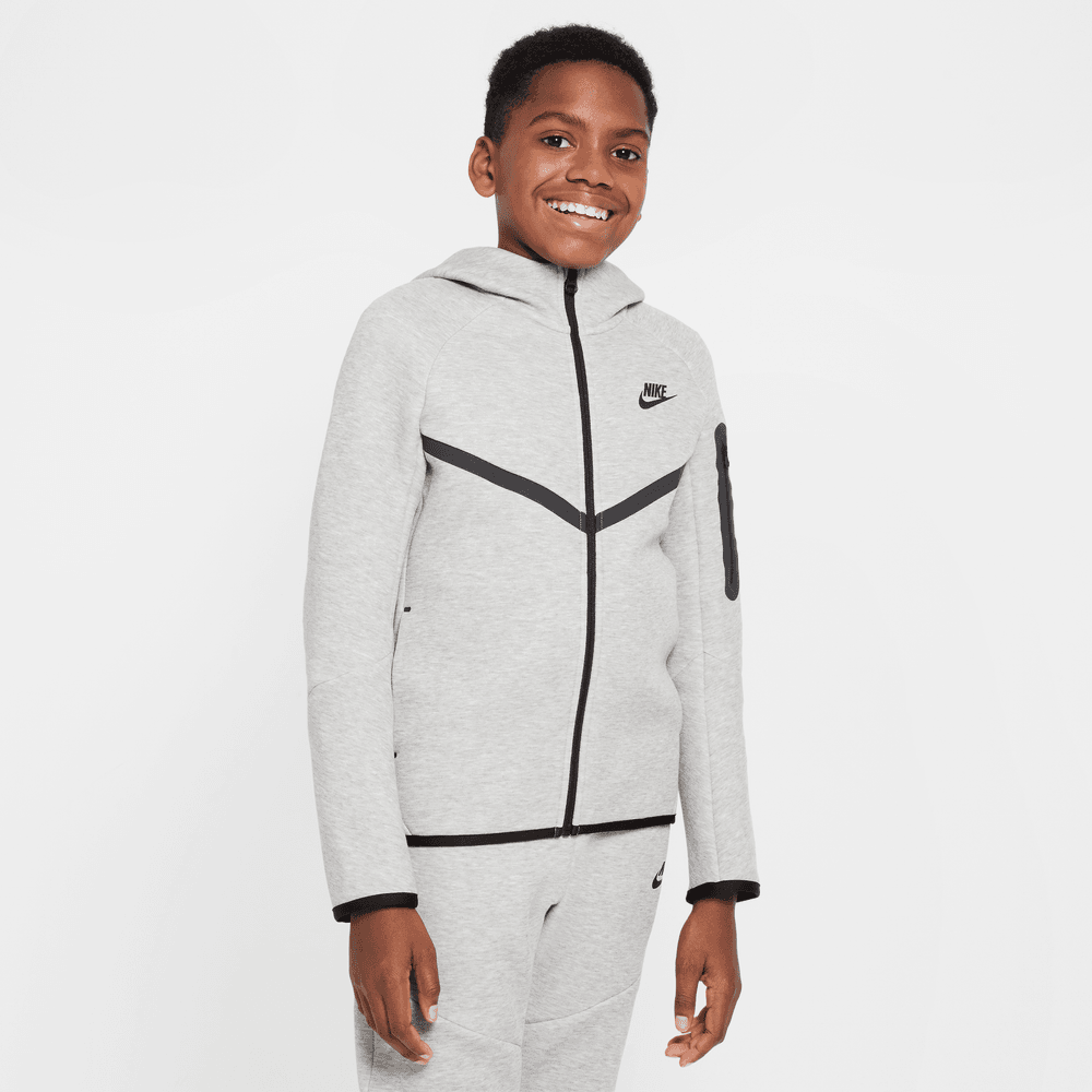 Big Kids Nike Sportswear Tech Fleece Full-Zip Hoodie 