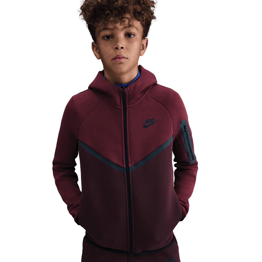 Kids Nike Sportswear Tech Fleece Full-Zip Hoodie 