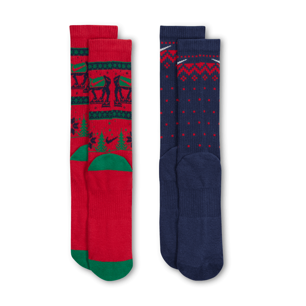 Nike Everyday PLS Christmas Crew Socks 