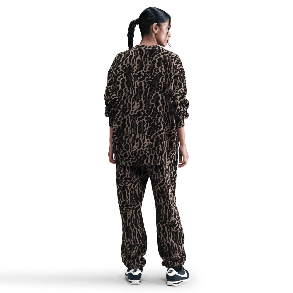 Wmns Nike Sportswear Phoenix Fleeve High-Waisted Oversized Printed Sweatpants
