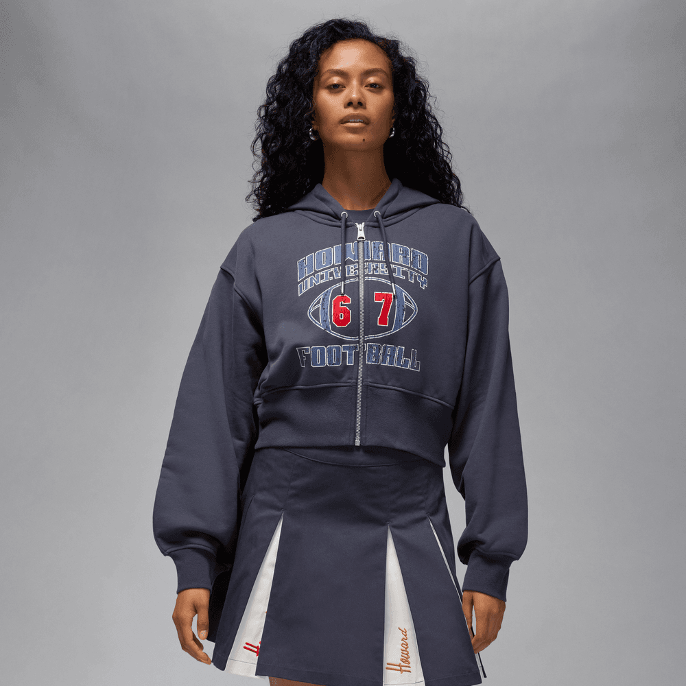 Wmns Air Jordan Flight Fleece Full Zip Hoodie 
