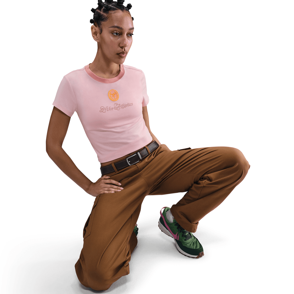 Wmns Nike Sportswear Chill Knit Mid Crop Tee