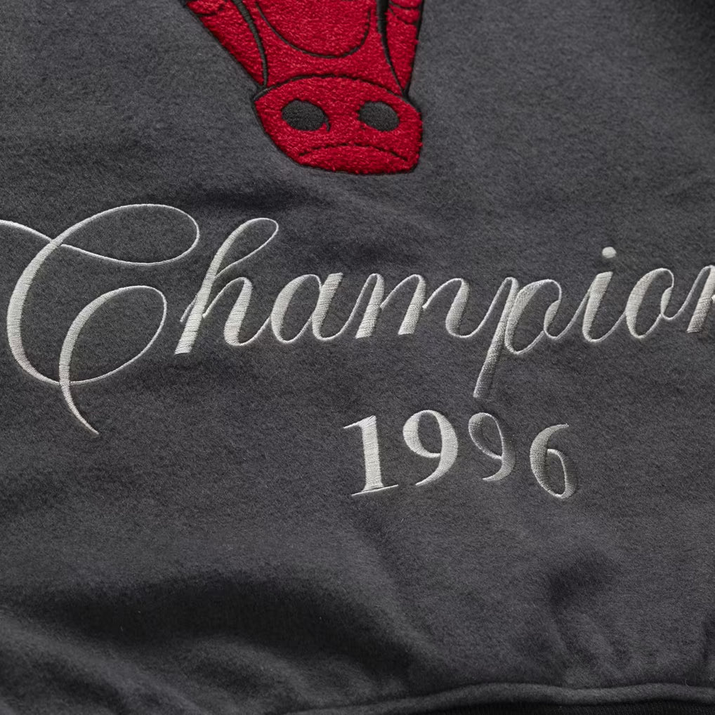 M&amp;N NBA Chicago Bulls 1996 Legacy Made Varsity Jacket