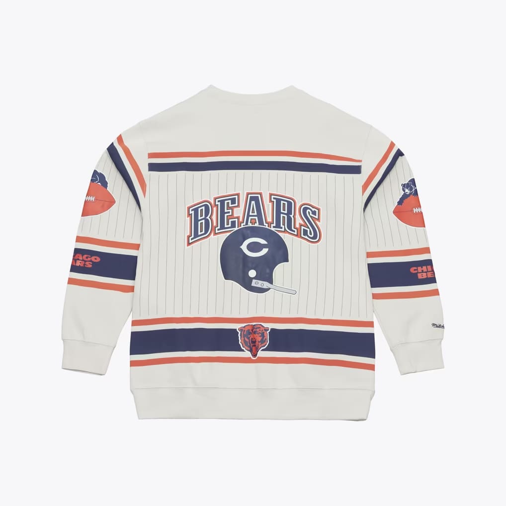 M&amp;N Chicago Bears NFL Too Maxxed Fleece Crew