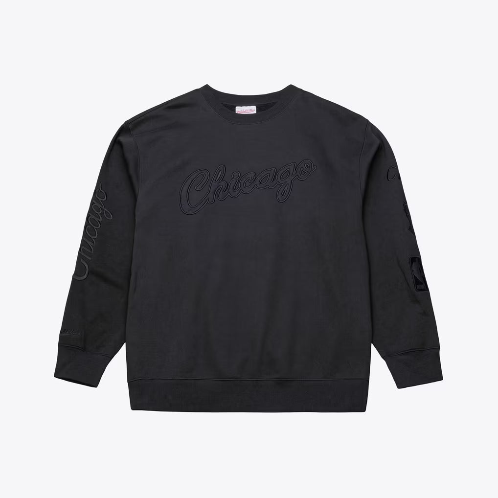 M&amp;N NBA Chicago Bulls Phantom Fleece Crewneck