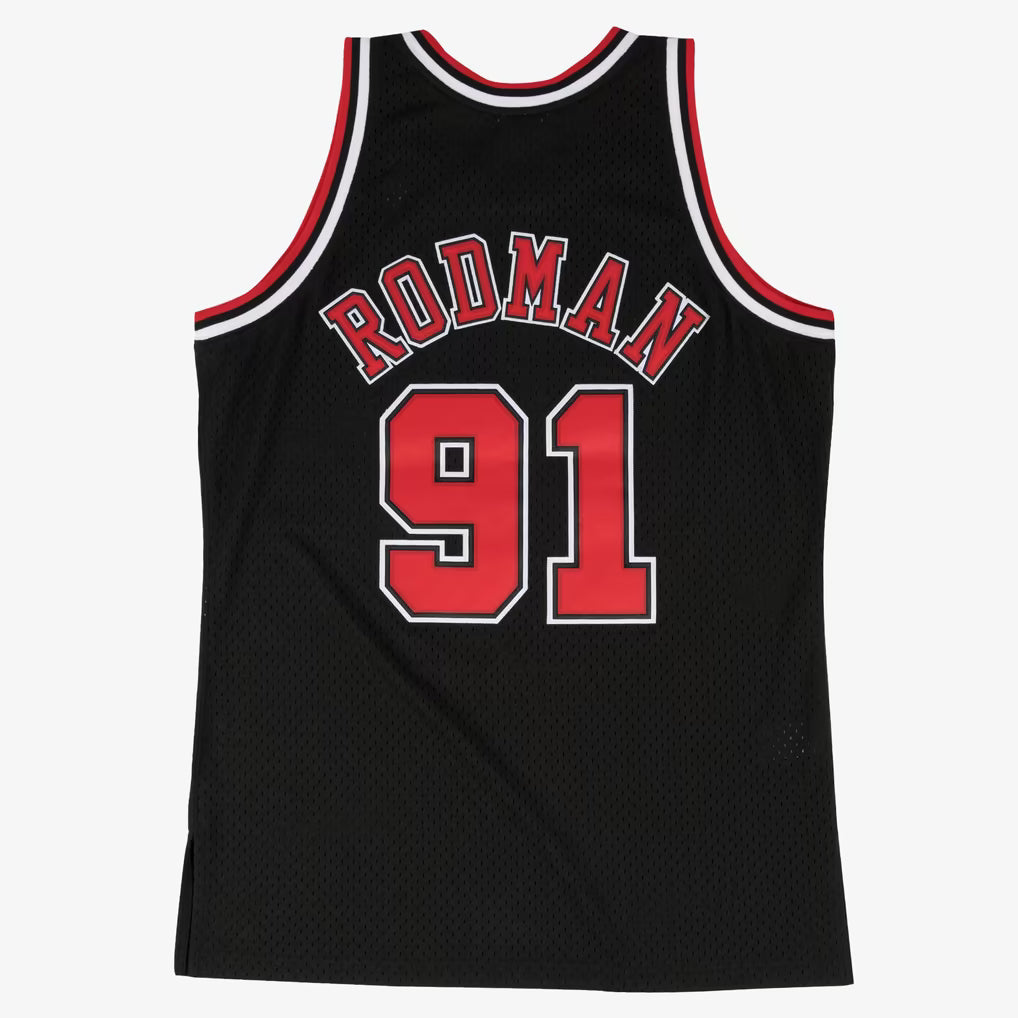 M&amp;N Chicago Bulls '97 NBA Swingman Alternate Jersey Dennis Rodman