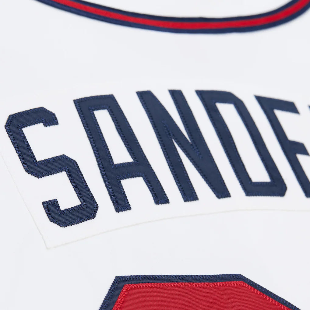 M&amp;N MLB Atlanta Braves 1992 Deion Sanders Authentic Jersey