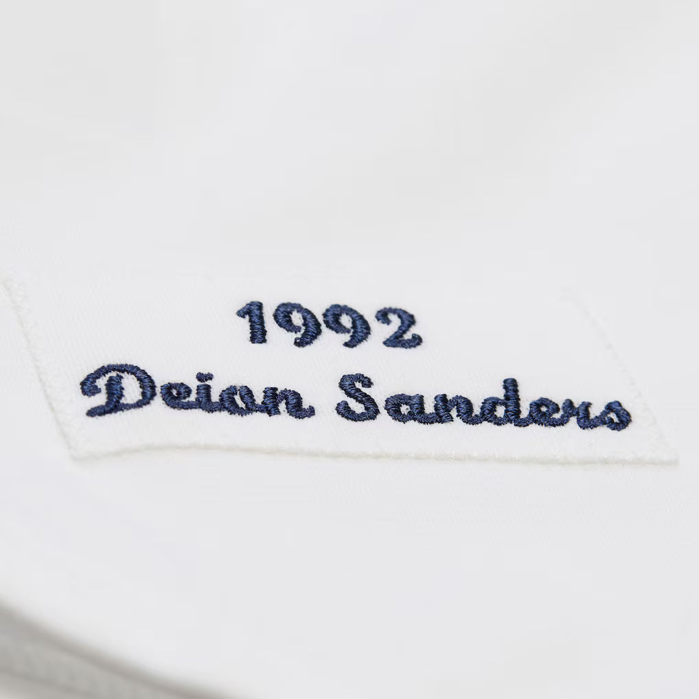 M&amp;N MLB Atlanta Braves 1992 Deion Sanders Authentic Jersey