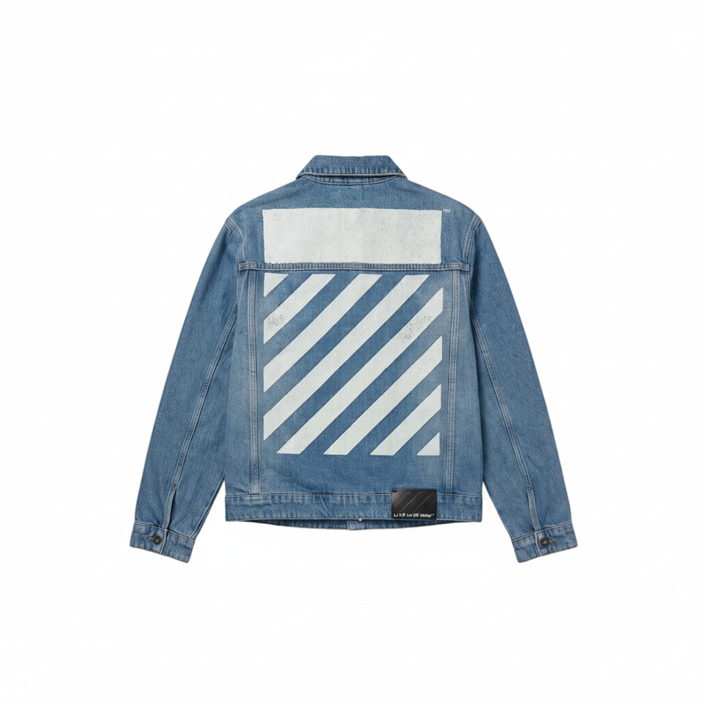 L/AB Zip Trucker Denim Jacket