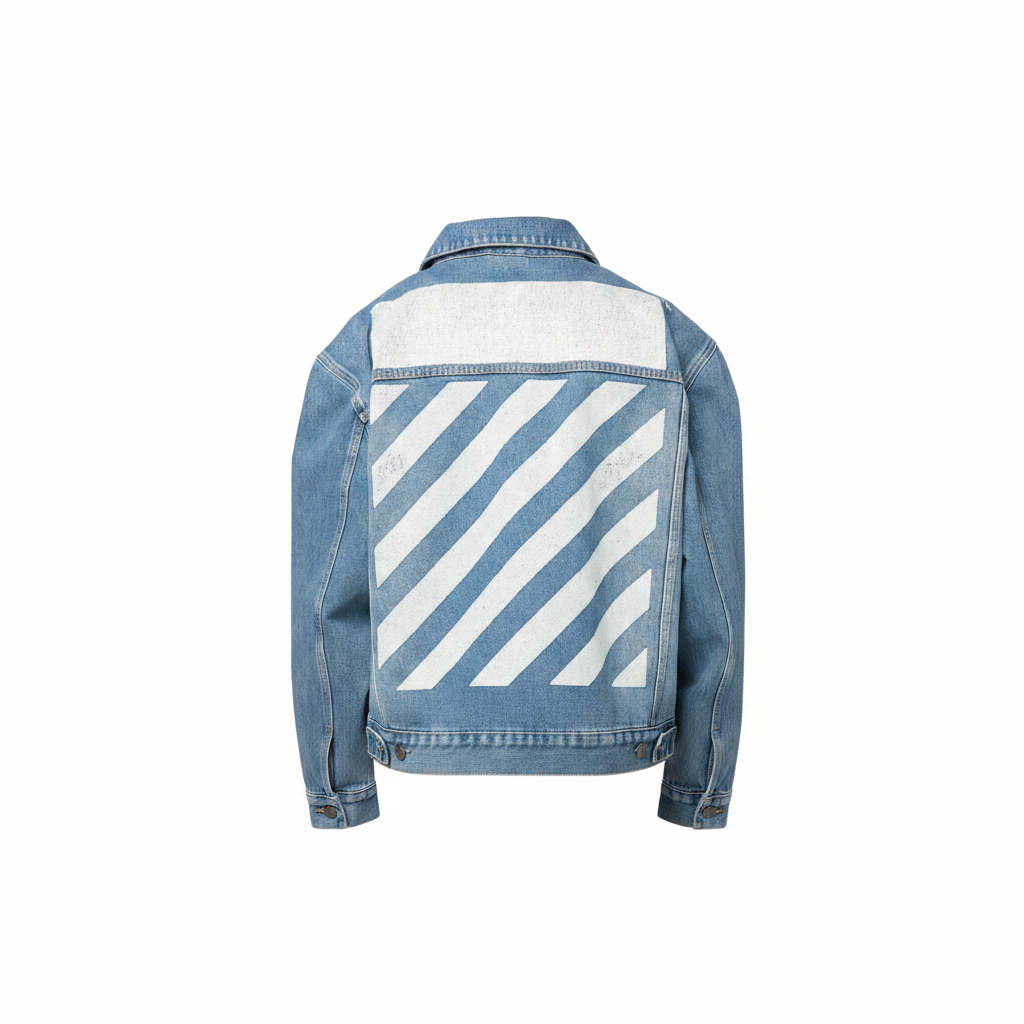 L/AB Zip Trucker Denim Jacket
