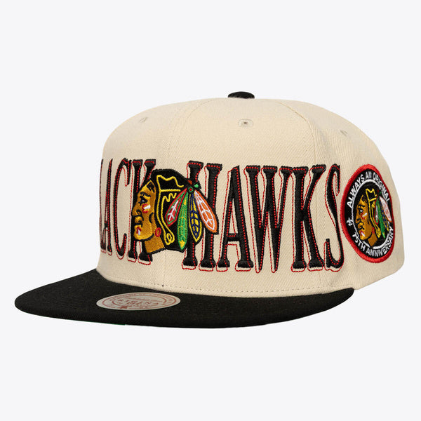 M&N NHL Chicago Blackhawks Across The Board Snapback 