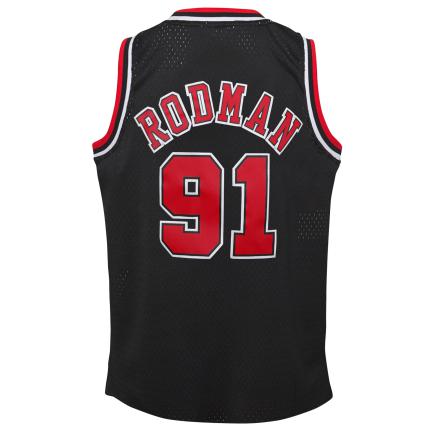 Kids M&N Chicago Bulls Swingman Jersey Dennis Rodman