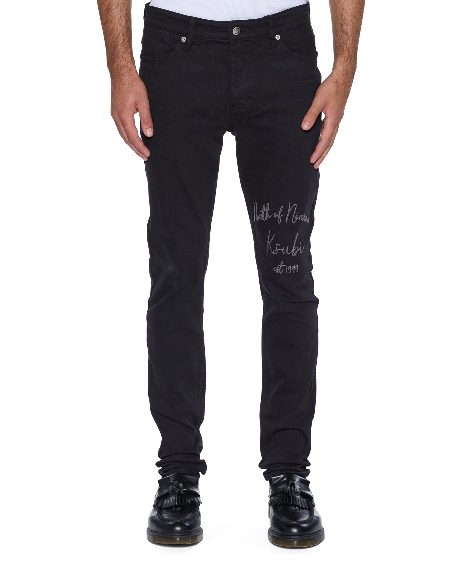 Ksubi Van Winkle Jasper Black Arch Denim