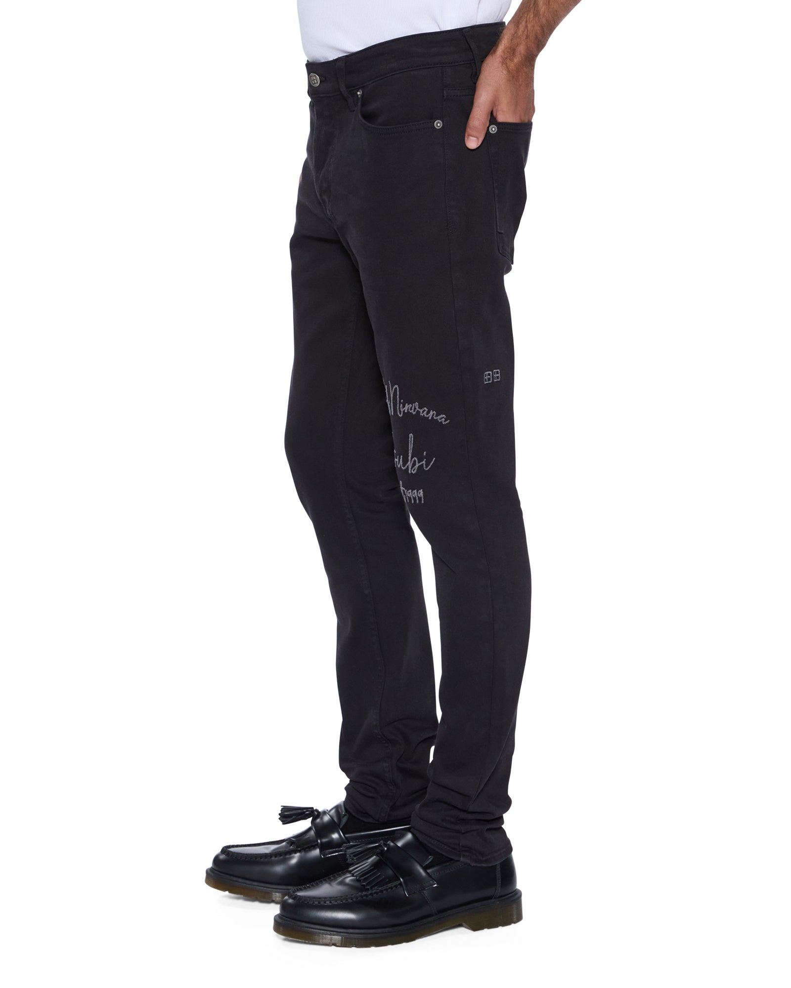 Ksubi Van Winkle Jasper Black Arch Denim