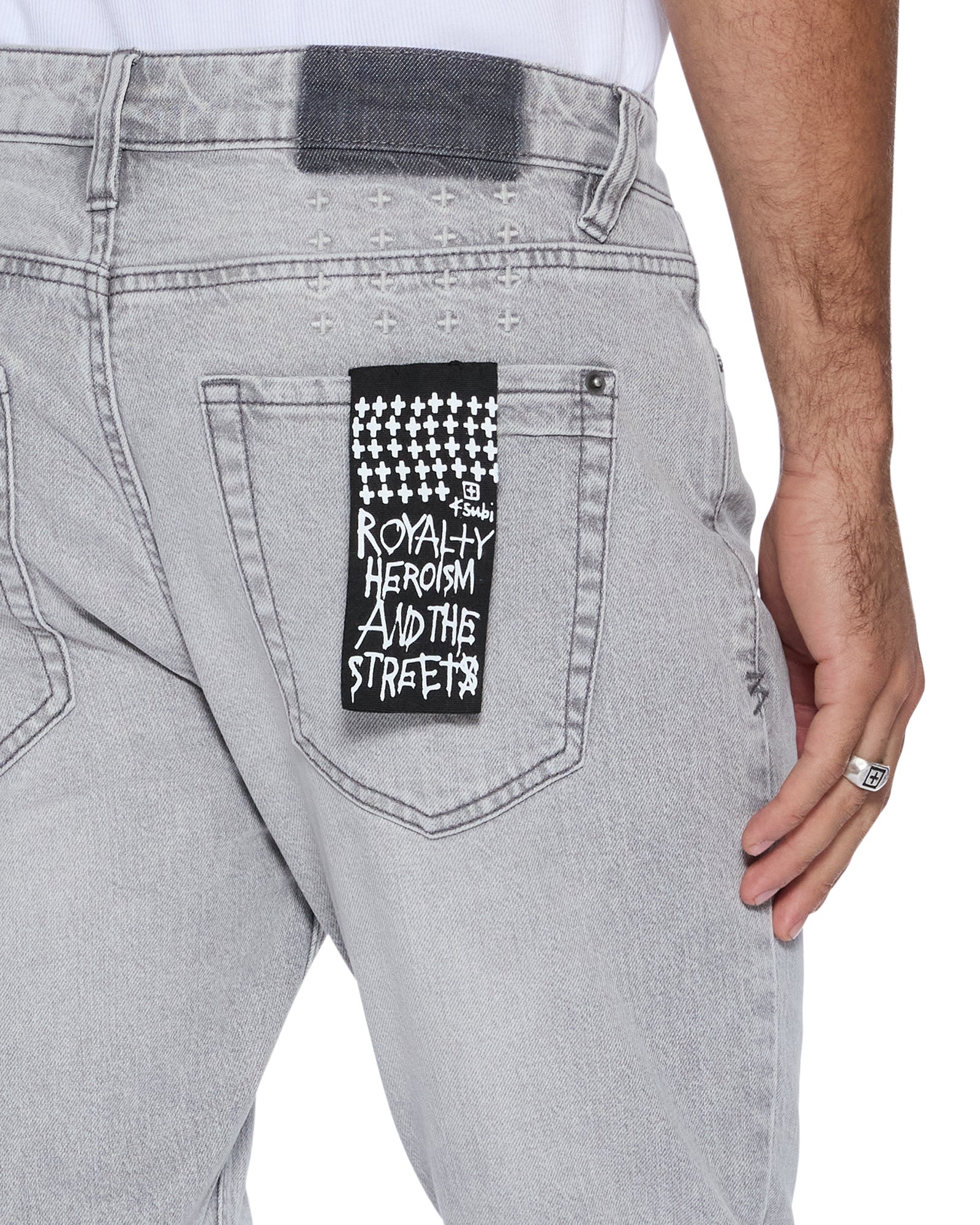 Ksubi Van Winkle Jupiter Denim 'Grey|MPF25DJ002-004|Top Fashion