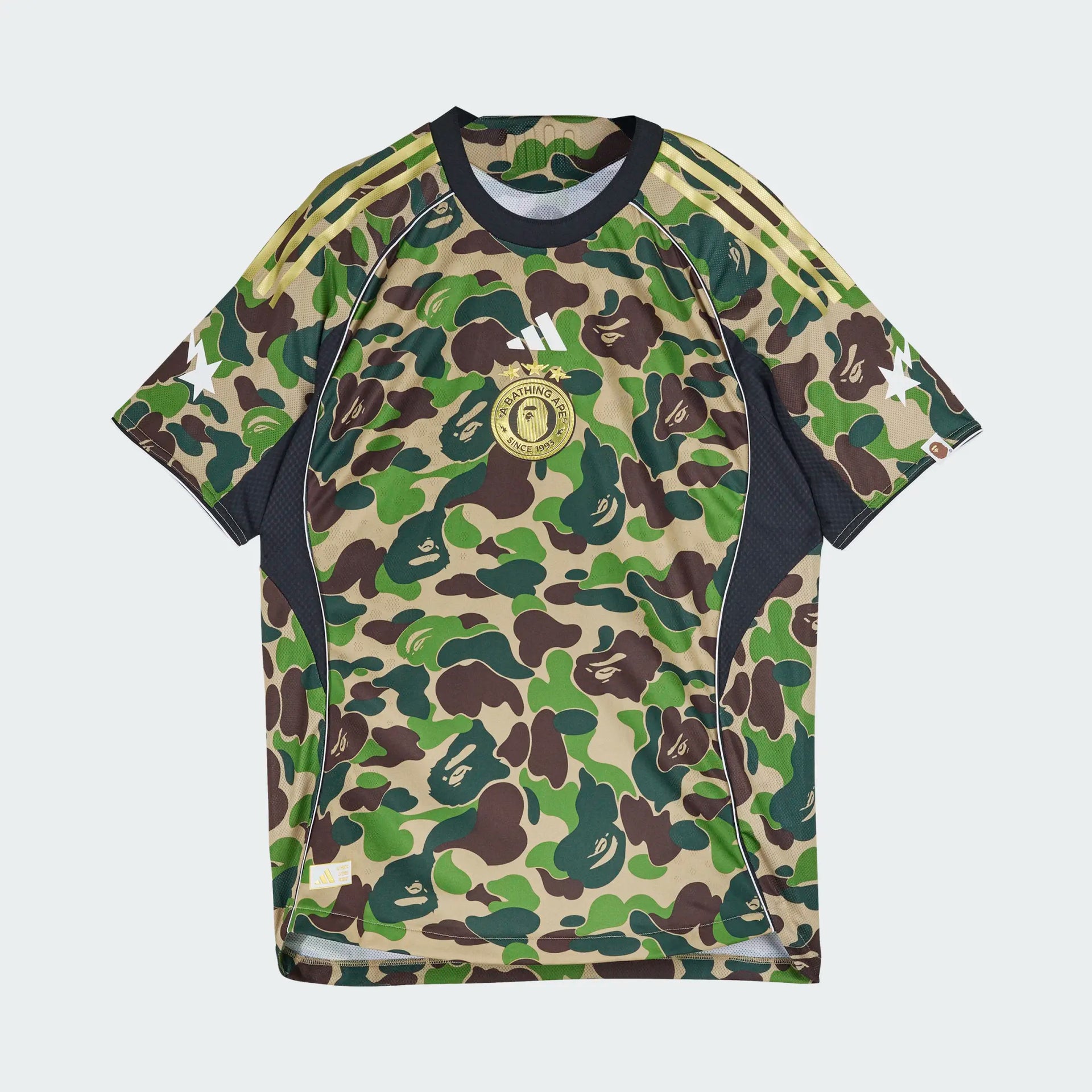 【 BAPE X ADIDAS 】FB JERSEY TOP 2XL ベイプ Adidas Bape FB Jersey 'GreenKB2202|Top Fashion