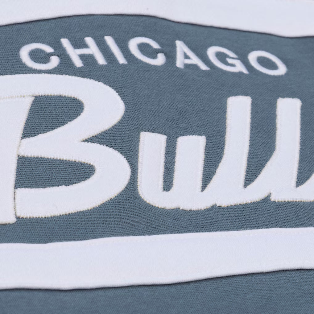 M&amp;N NBA Chicago Bulls Thunderstorm Head Coach 1/4 Zip