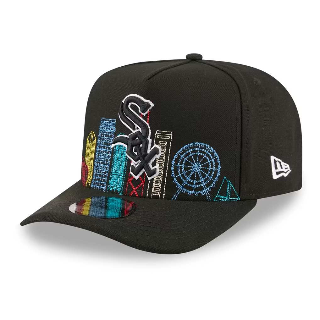 New Era 950 A Frame Pinch Crown Chicago White Sox Injection Snapback Hat