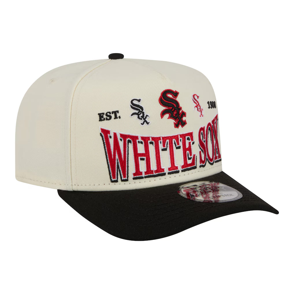 New Era 950 A Frame Chicago White Sox Tri Hit Snapback Hat