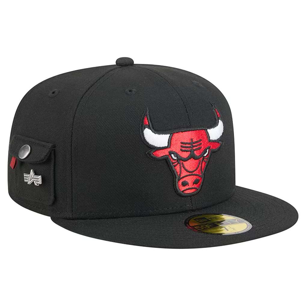New Era x Alpha Industries 5950 Chicago Bulls Fitted Hat