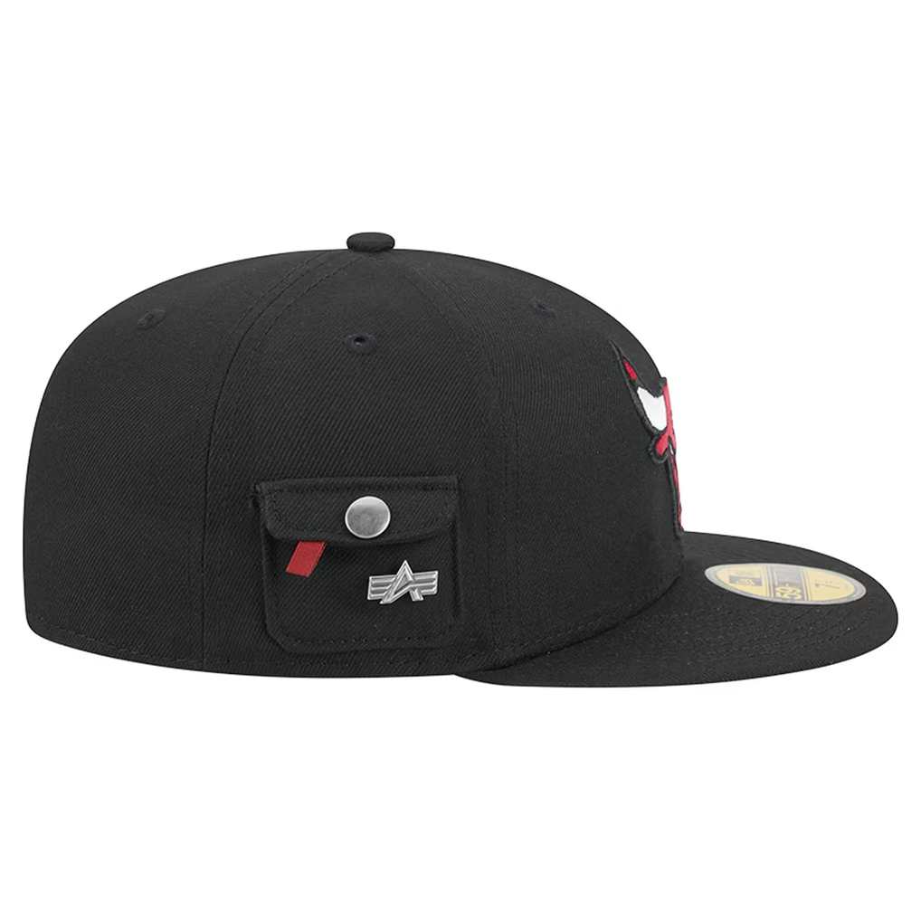 New Era x Alpha Industries 5950 Chicago Bulls Fitted Hat