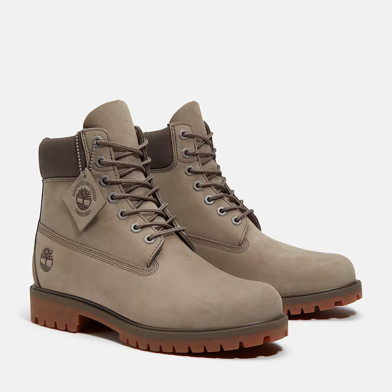 Timberland Premium 6 Inch Waterproof Boot 'Olive Nubuck