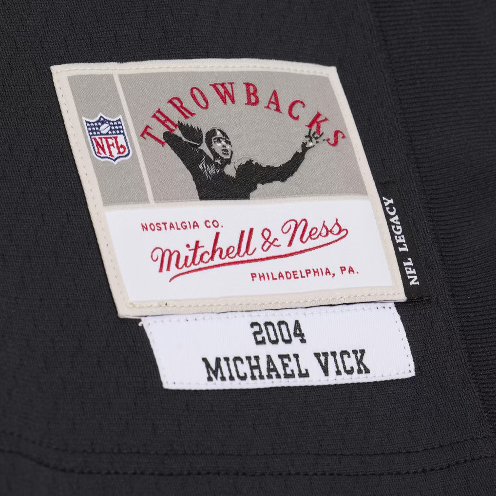M&amp;N NFL Atlanta Falcons 2004 Michael Vick Dark Legacy Jersey