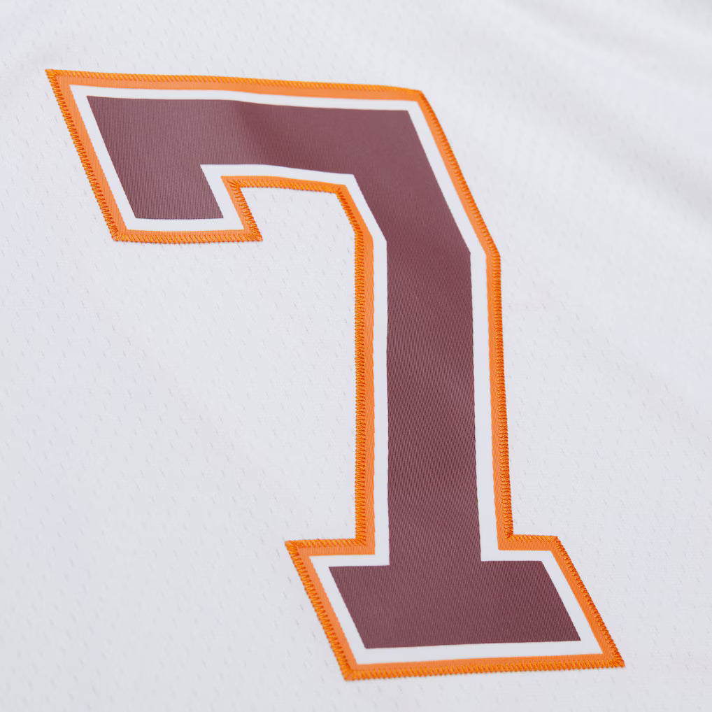 M&amp;N NCAA Virginia Tech Hokies 2000 Michael Vick White Jersey